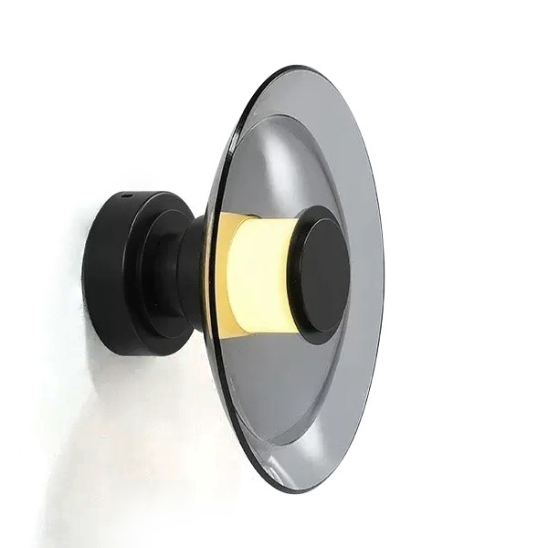 Настенный светильник 8665 8665W/L black/smoky