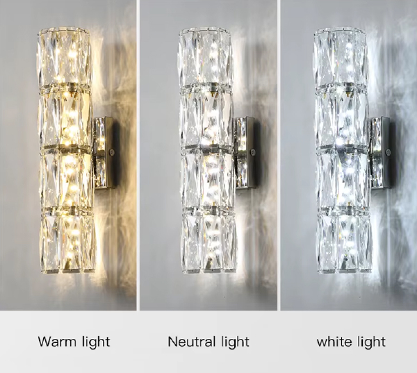 Настенный светильник Wall lamp A06W/4 silver/clear