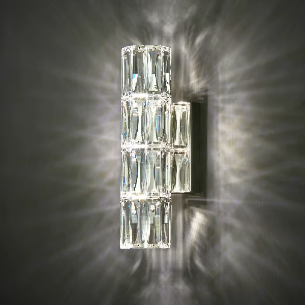 Настенный светильник Wall lamp A06W/4 silver/clear
