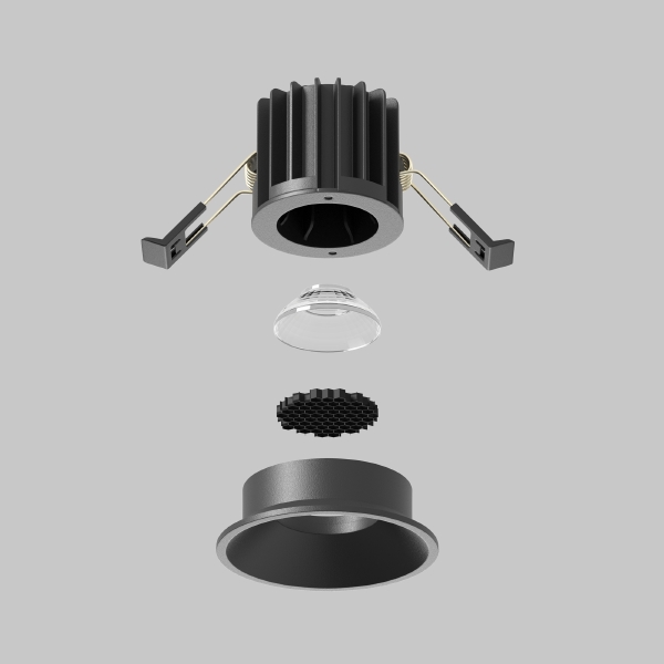 Встраиваемый светильник Round DL058-7W2.7K-B