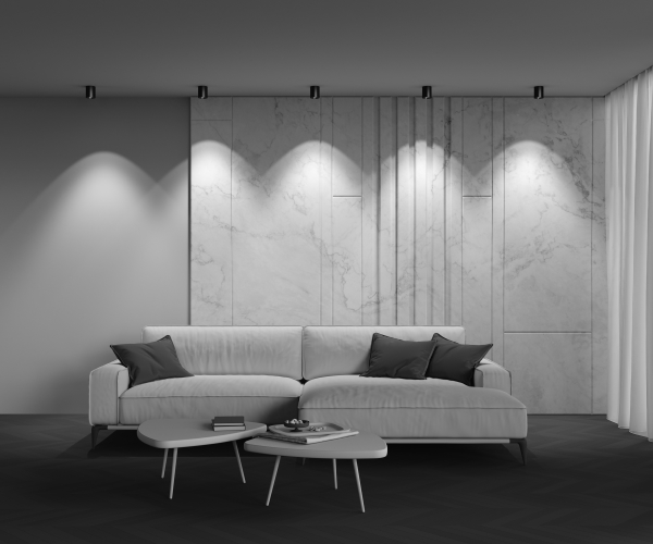 Накладной светильник Alfa LED C064CL-12W4K-RD-B