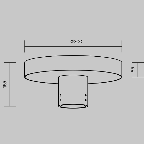 Консольный уличный светильник Katto O471H-L30GF3K