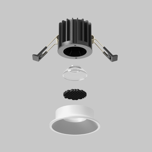 Встраиваемый светильник Round DL058-7W2.7K-W