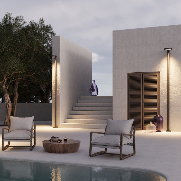 Консольный уличный светильник Pillar O473P-GF