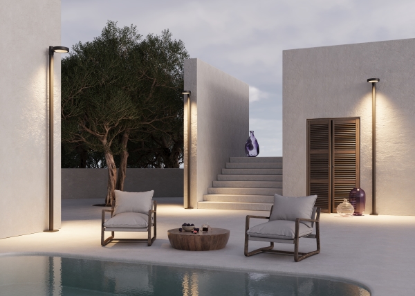 Консольный уличный светильник Pillar O473P-GF