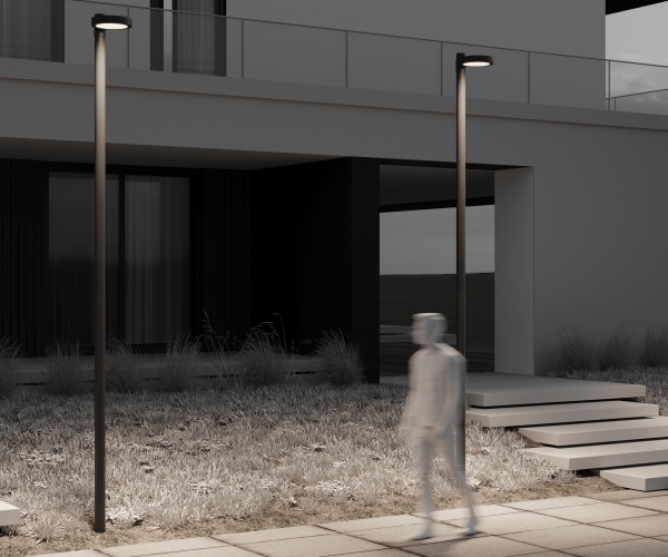 Консольный уличный светильник Pillar O473P-GF