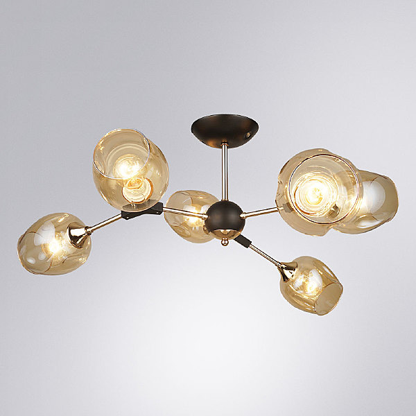 Потолочная люстра Seppia A4211PL-6BK