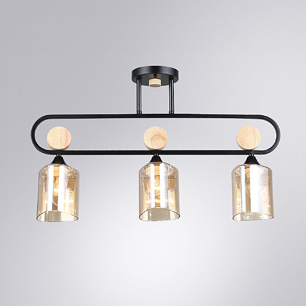 Потолочная люстра Glamore A5076PL-3BK