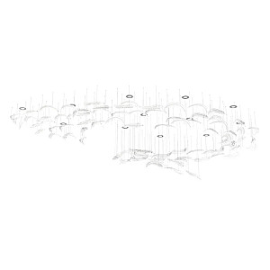 Люстра каскадная Airy L61804