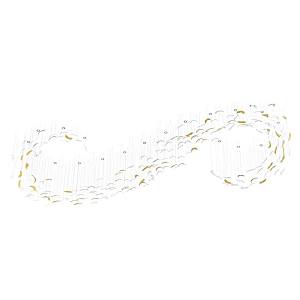 Люстра каскадная Airy L61807