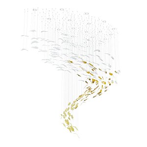 Люстра каскадная Airy L61808