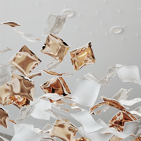 Люстра каскадная Kerchiefs L62602