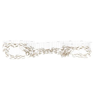 Люстра каскадная Contour L63004