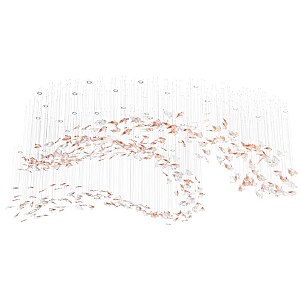 Люстра каскадная Flamenco L63506