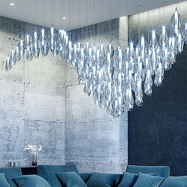 Люстра каскадная Aurora L63704