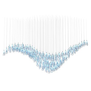 Люстра каскадная Aurora L63705