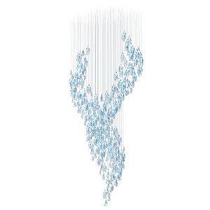 Люстра каскадная Aurora L63707