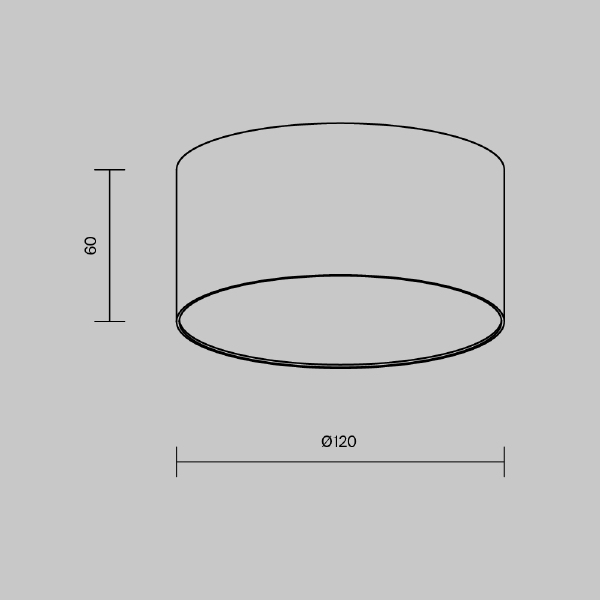 Светильник потолочный Zon C032CL-12W2.7K-RD-MG
