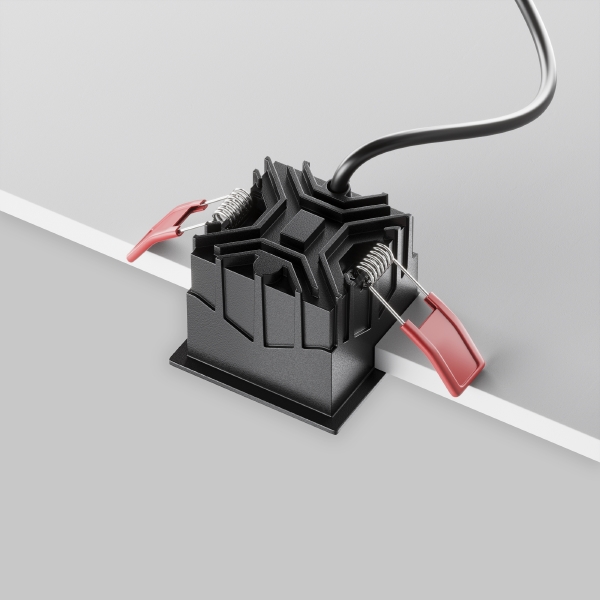 Встраиваемый светильник Alfa LED DL043-01-10W3K-SQ-B-1