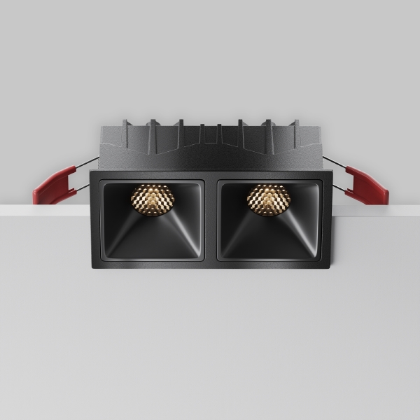 Встраиваемый светильник Alfa LED DL043-02-10W3K-SQ-B-1