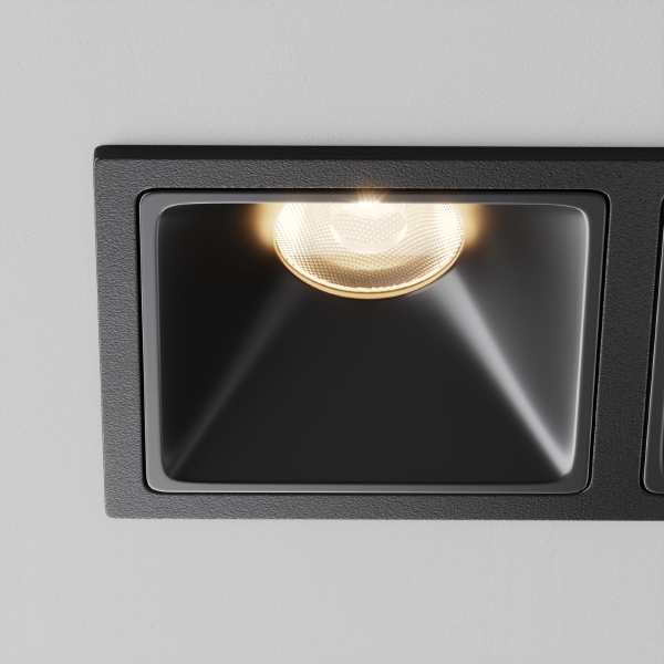 Встраиваемый светильник Alfa LED DL043-02-10W3K-SQ-B-1