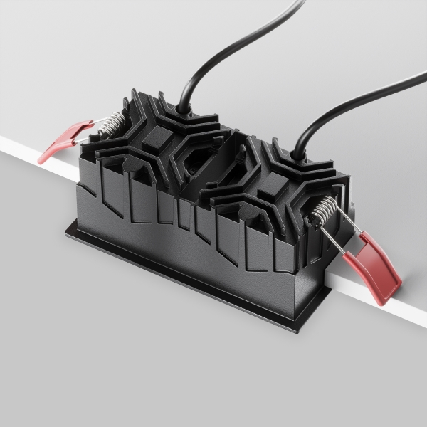 Встраиваемый светильник Alfa LED DL043-02-10W3K-SQ-B-1