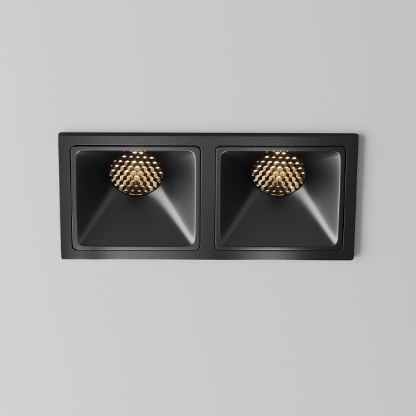 Встраиваемый светильник Alfa LED DL043-02-10W3K-SQ-B-1