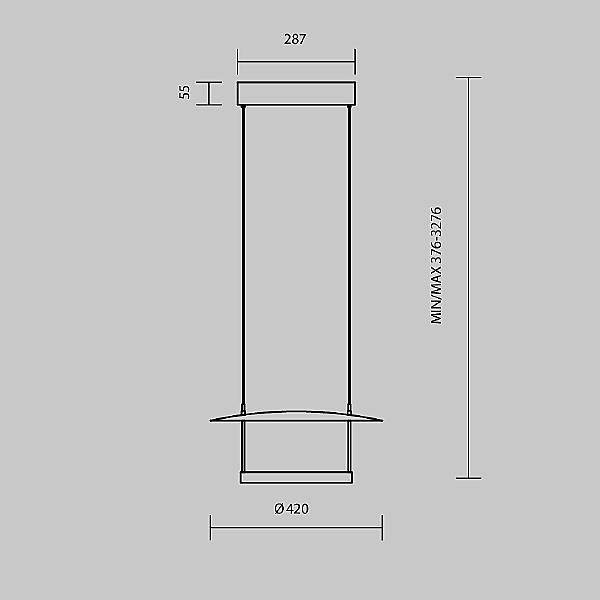 Светильник подвесной Ambience MOD280PL-L23B3K1