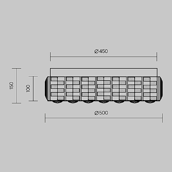Потолочная люстра Castello MOD336CL-L100G3K