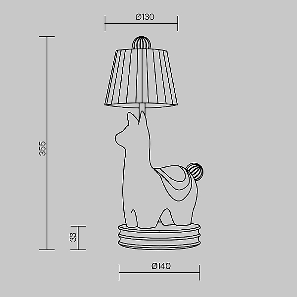 Настольная лампа Senor Alpaca MOD377TL-L5W3K