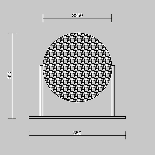 Настольная лампа Mangata MOD387TL-L8CH3K