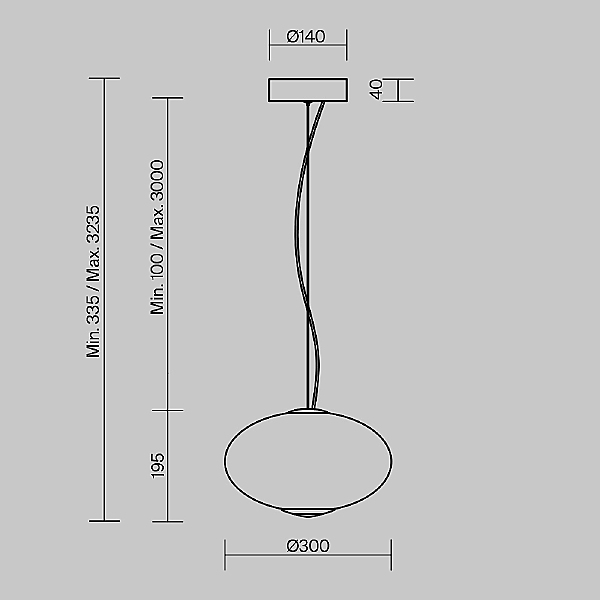 Светильник подвесной Bruma MOD397PL-L12CH3K