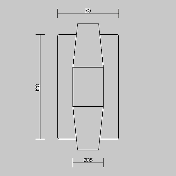 Настенный светильник Arana MOD401WL-L6BS3K