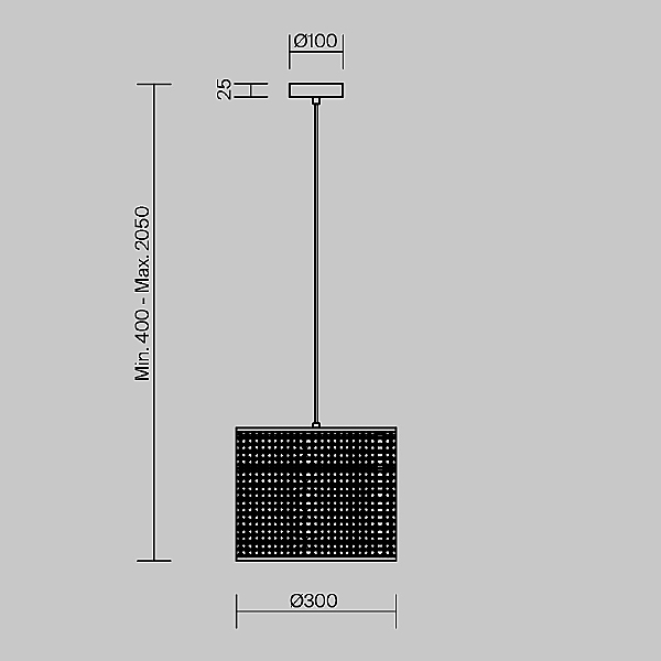 Светильник подвесной Mixture FR5483PL-01B