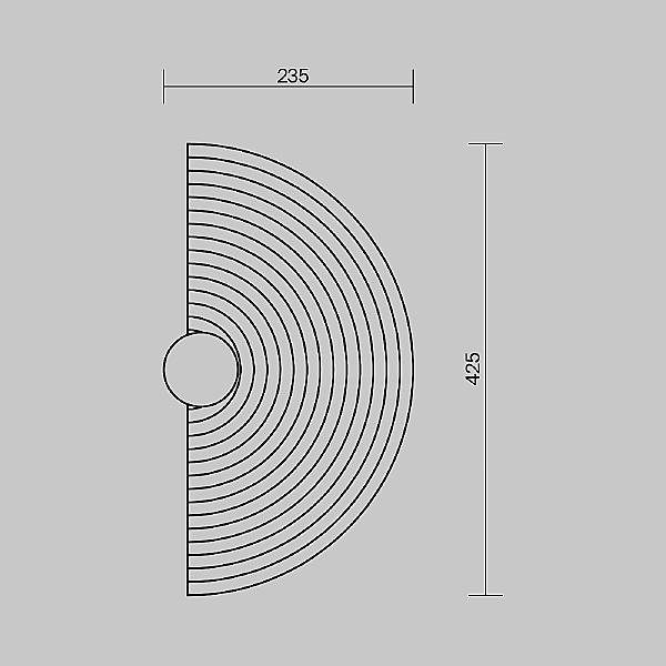 Настенный светильник Felt FR6189WL-L20LG1