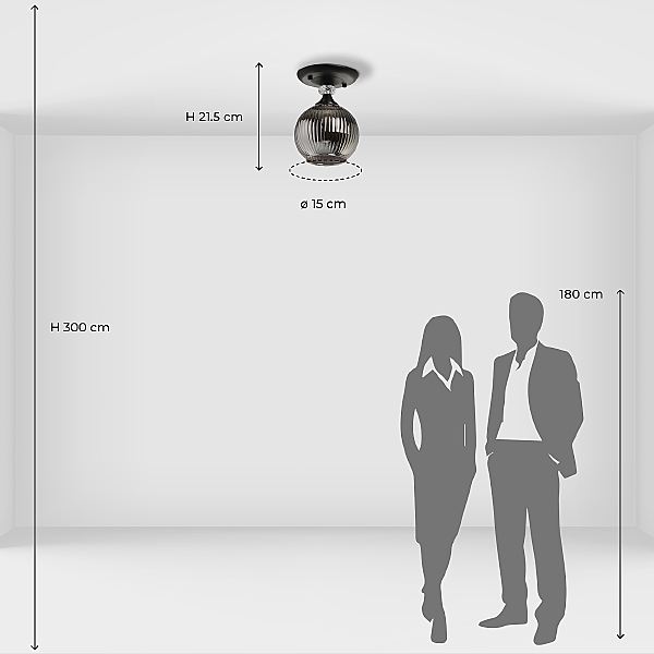 Светильник потолочный Соло 112013201