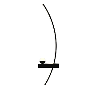 Настенный светильник Ray 10220/2LED Black R