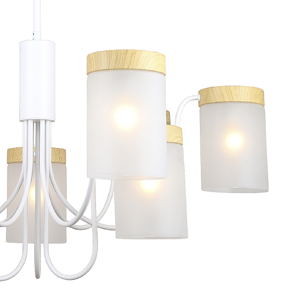 Люстра на штанге Harmony 1172/9P White