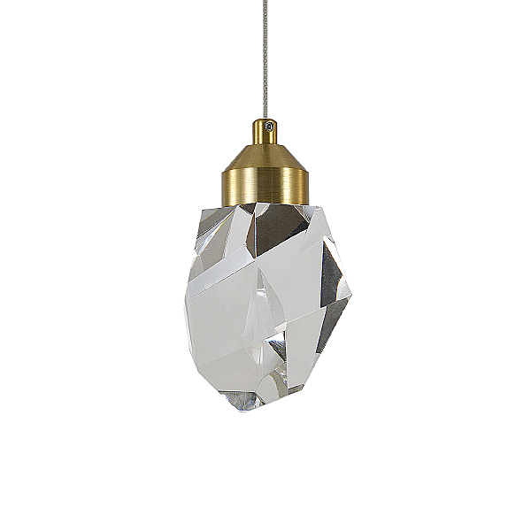 Светильник подвесной Cristallo V000132L 12053/1P Brass