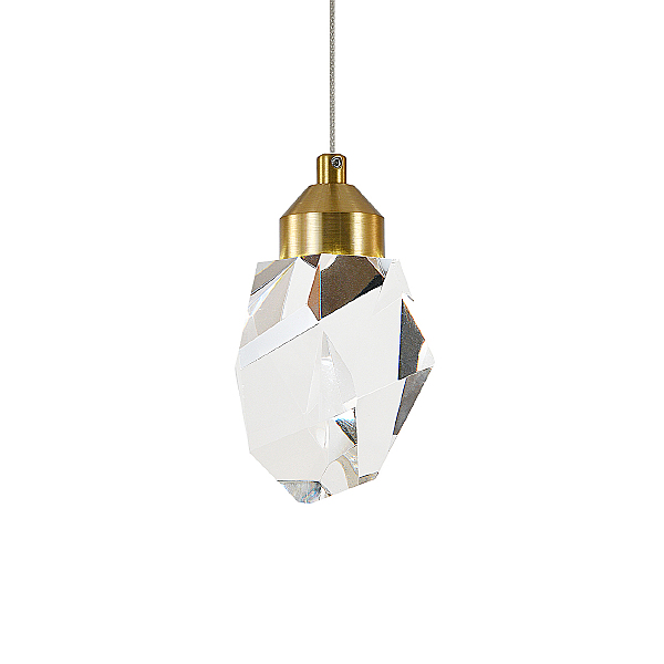 Светильник подвесной Cristallo V000132L 12053/1P Brass