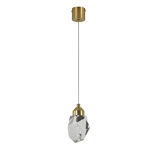 Светильник подвесной Cristallo V000132L 12053/1P Brass