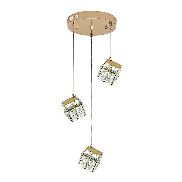 Светильник подвесной Radioso V000134L 12048/3P Gold