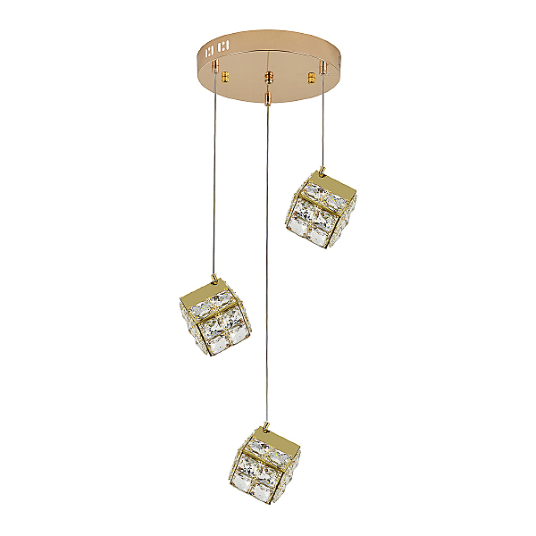 Светильник подвесной Radioso V000134L 12048/3P Gold