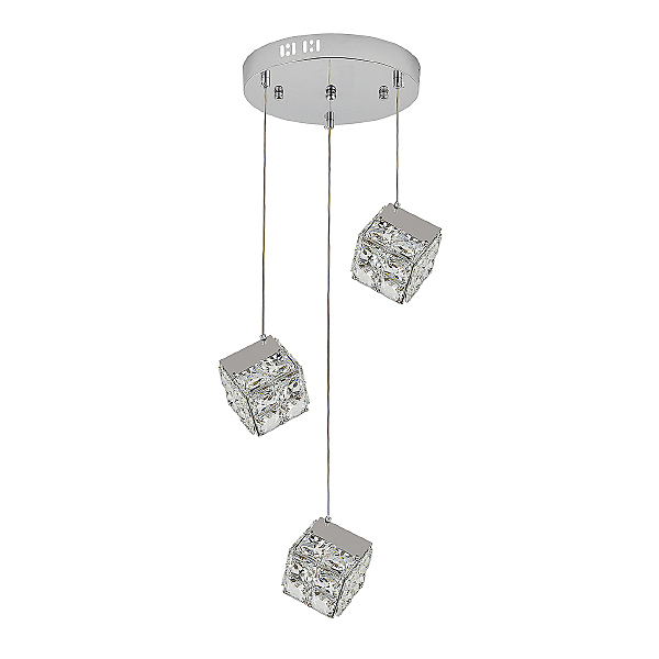 Светильник подвесной Radioso V000136L 12048/3P Chrome