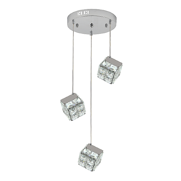 Светильник подвесной Radioso V000136L 12048/3P Chrome