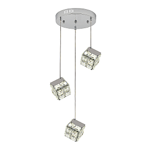 Светильник подвесной Radioso V000136L 12048/3P Chrome