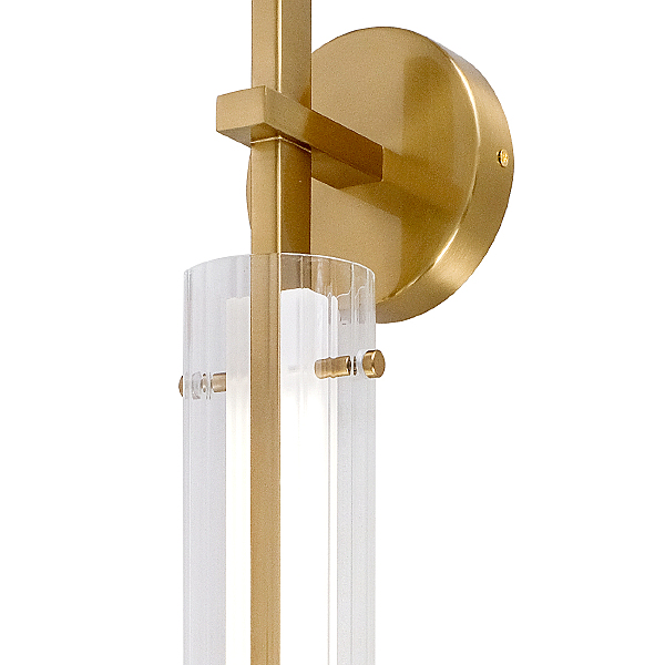 Настенный светильник Vitreo V000177L 11067/1W Brass