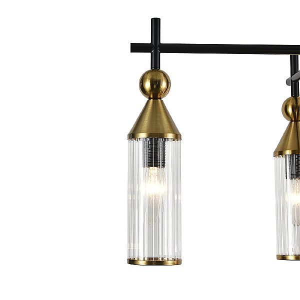 Потолочная люстра Torazzo V000527 13037/5R Black