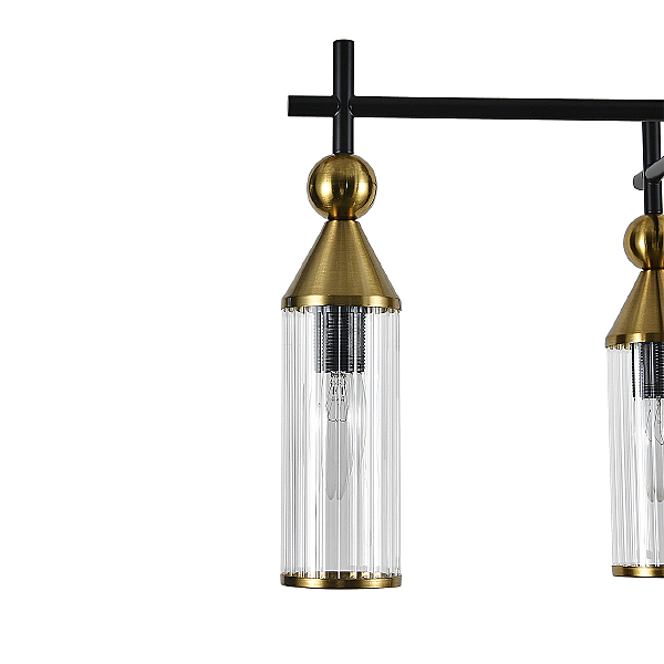 Потолочная люстра Torazzo V000527 13037/5R Black