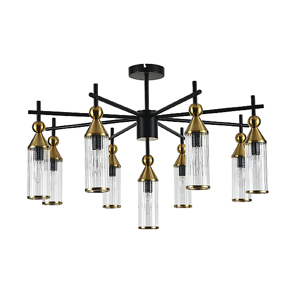 Потолочная люстра Torazzo V000529 13037/9R Black